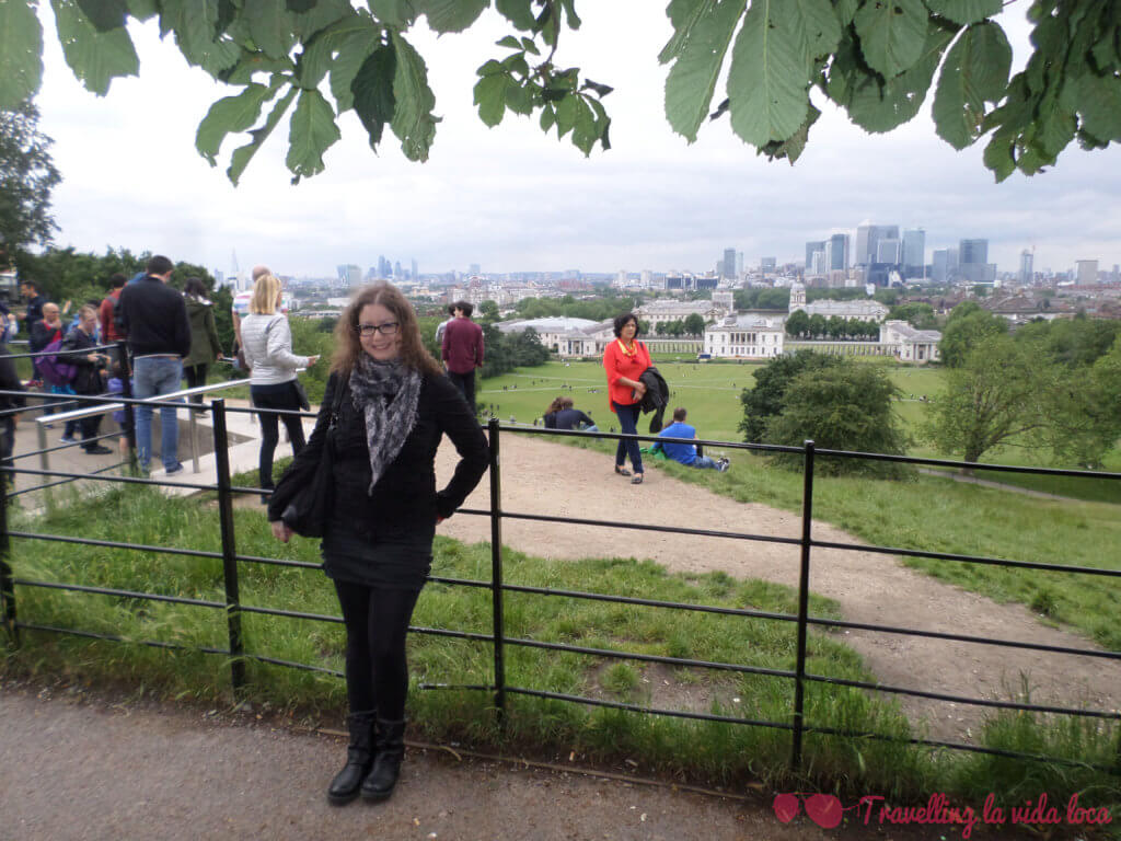 Vistas de Londres desde el parque de Greenwich