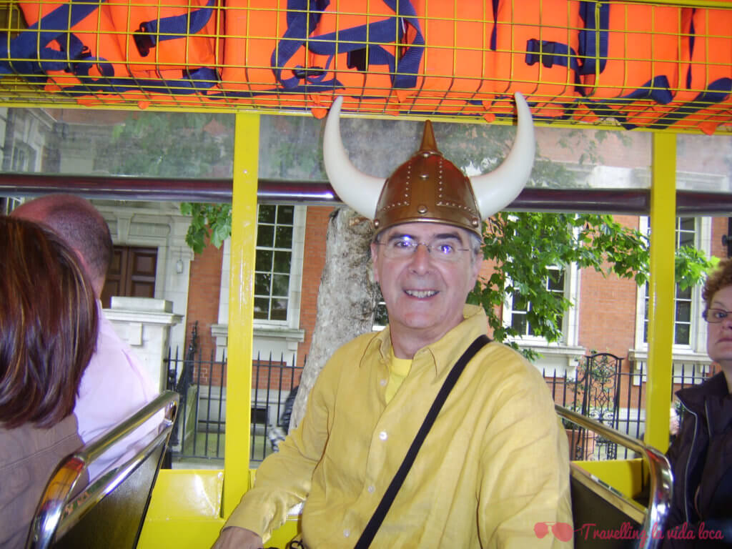 Mi padre, durante el tour vikingo :) (año 2007)