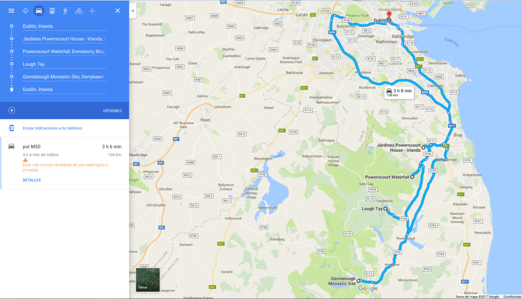 Excursión 1 - Wicklow y Glendalough