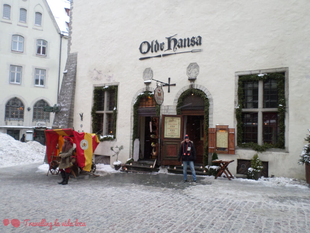 El restaurante medieval Olde Hansa