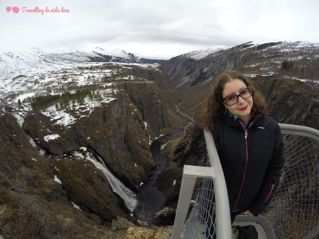 La impresionante catarata Voringsfossen, en Eidfjord