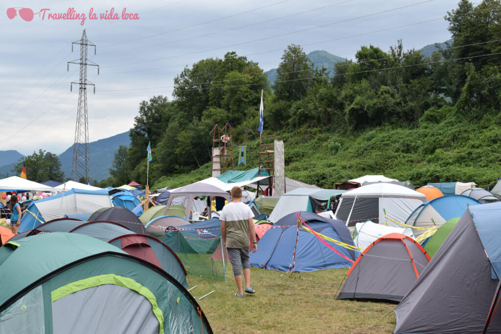 Zona de solo acampada