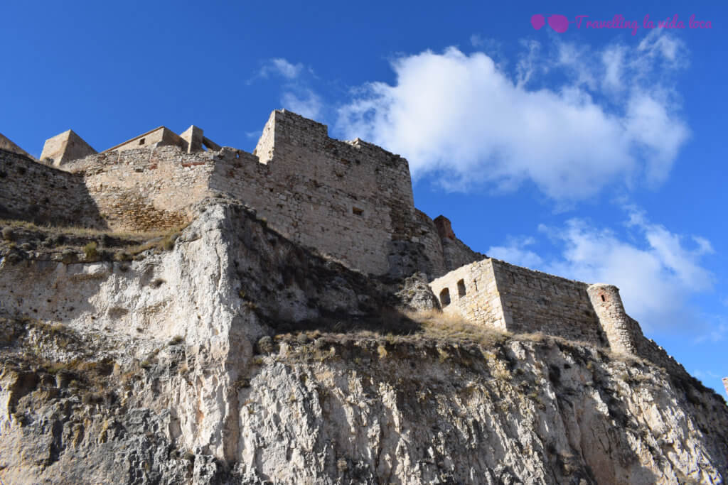 El castillo de Morella encaramado a la roca