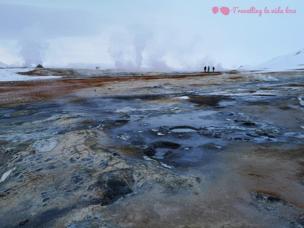 La zona geotermal de Myvatn, en el norte de la isla
