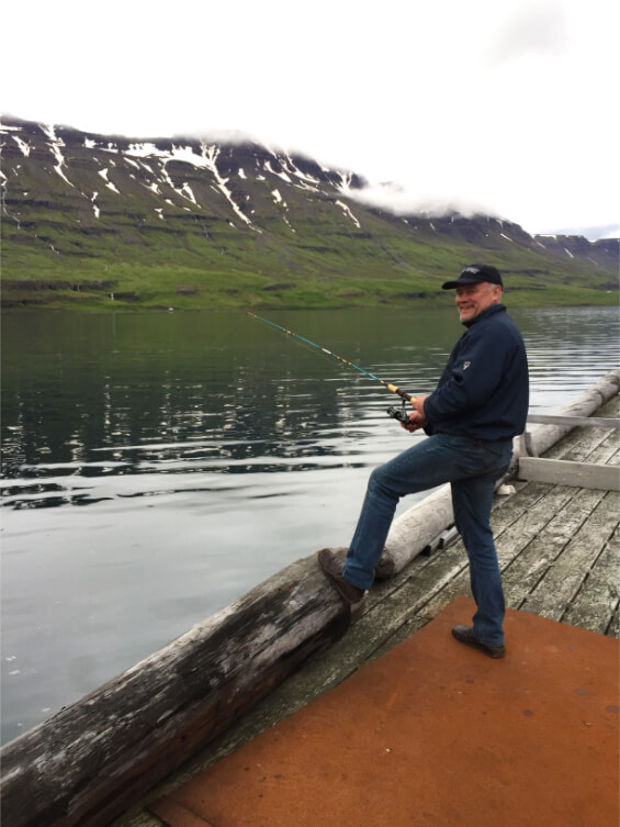 La pesca es una actividad muy habitual en la zona