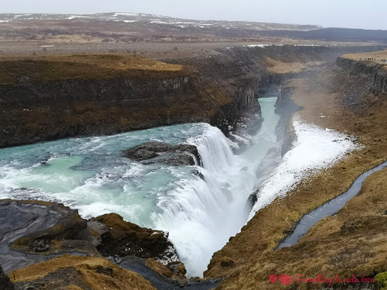 Gullfoss es otro ejemplo de lo maravillosa que es la naturaleza en Islandia