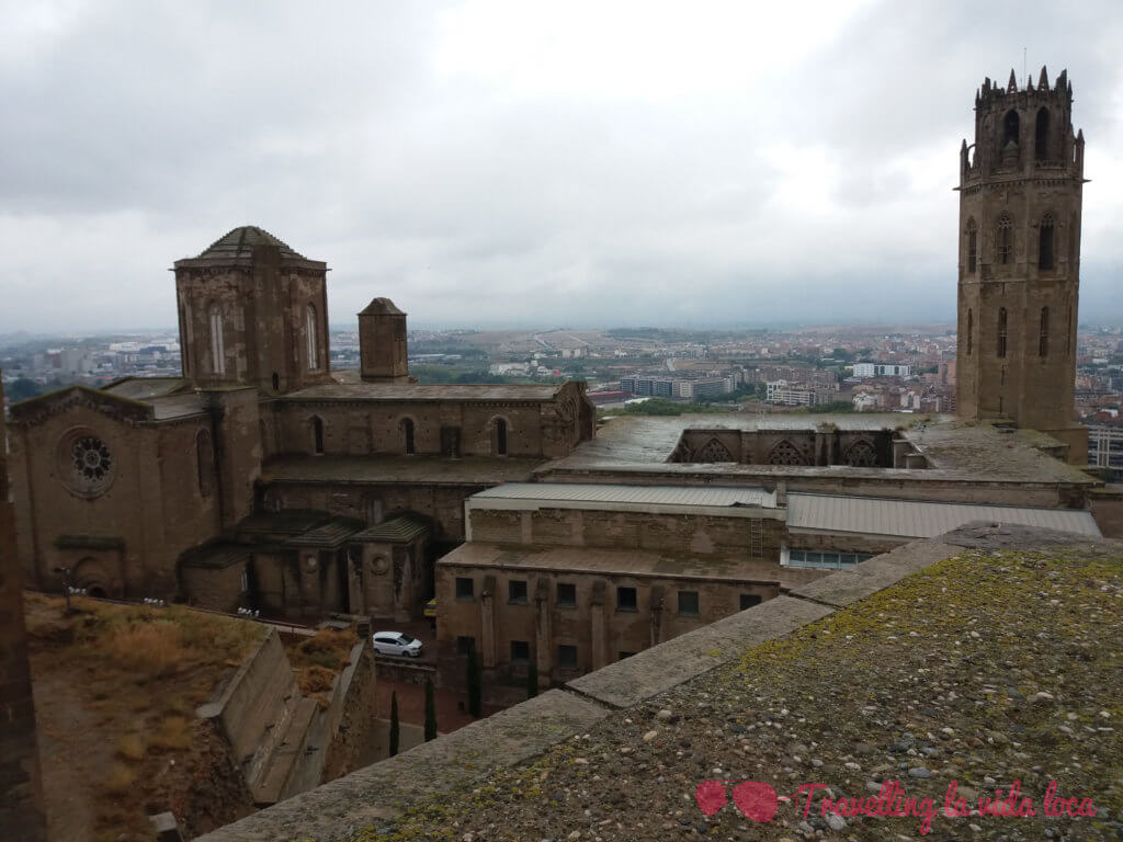 Vistas de la Seu Vella desde el castillo