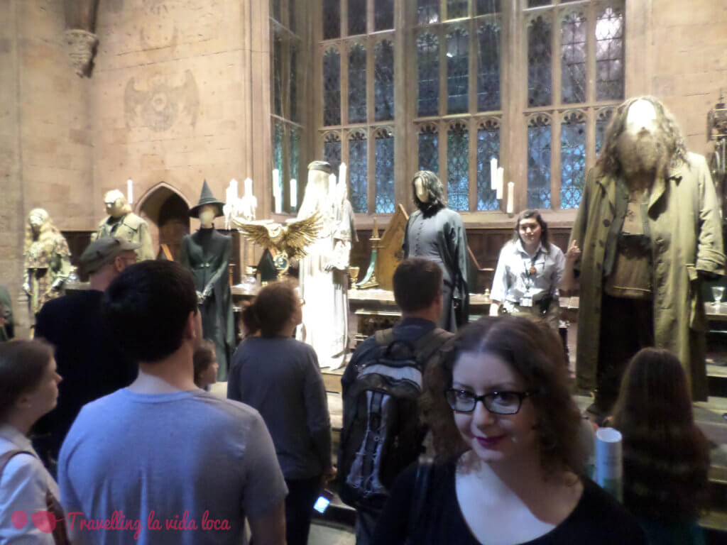 Los profesores de Hogwarts en el Gran Salón