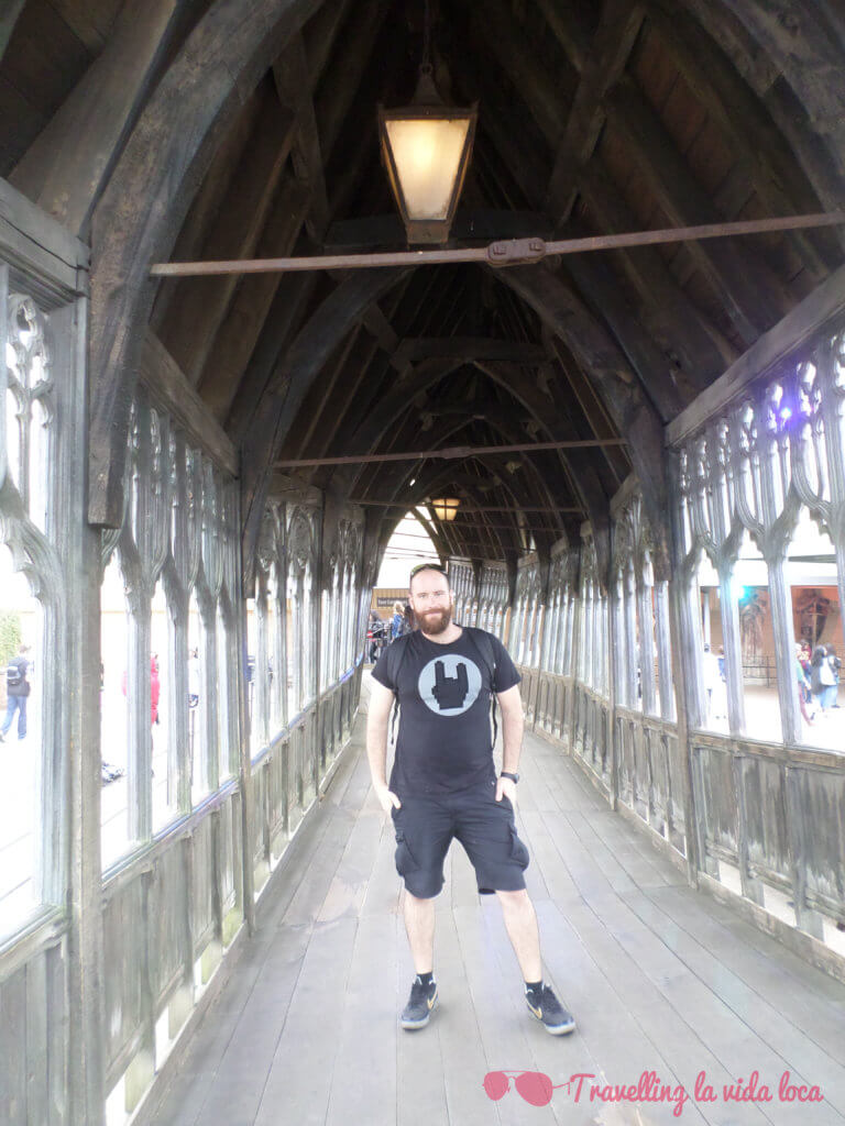 El puente de madera de Hogwarts