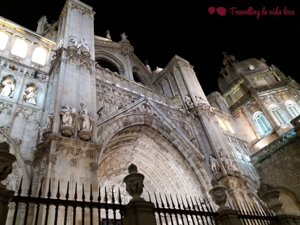 La impresionante fachada principal de la Catedral de Toledo