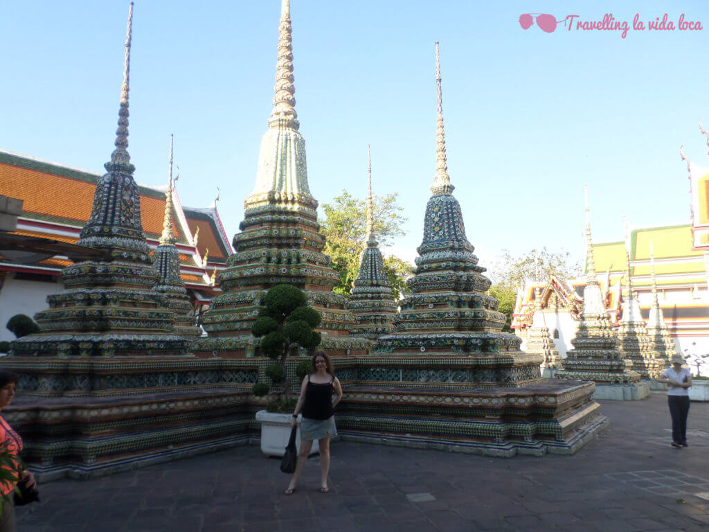 Uno de los patios de Wat Pho