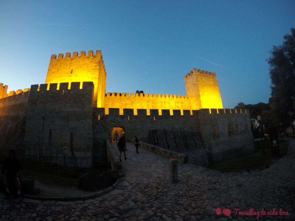 Murallas y torres defensivas del Castelo de San Jorge